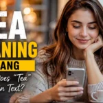 Tea Meaning Slang
