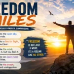 freedom similes