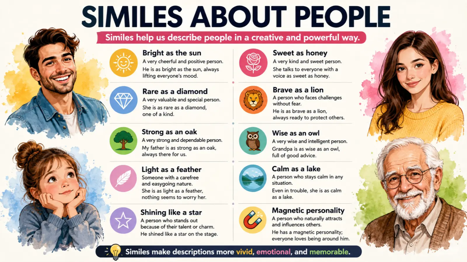 similes about people