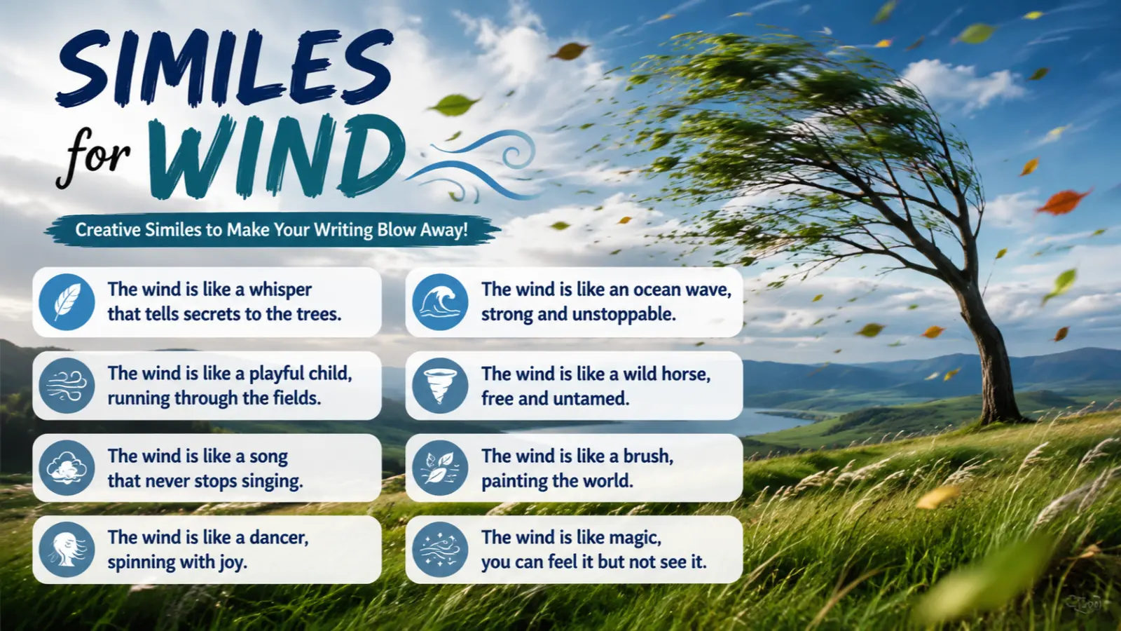 similes for wind