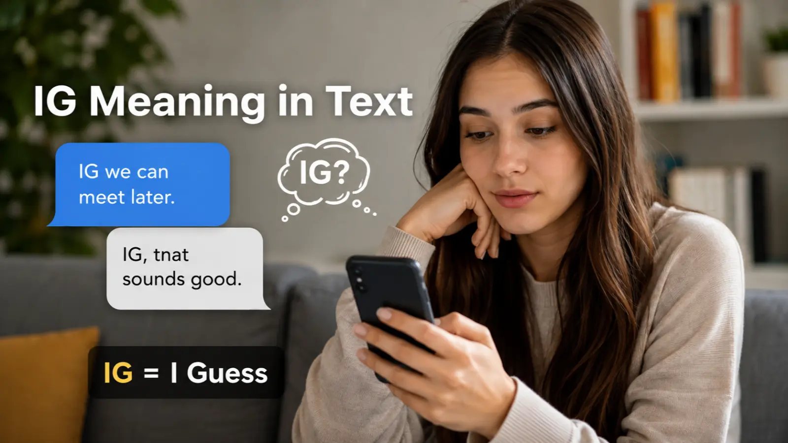 IG Meaning in Text