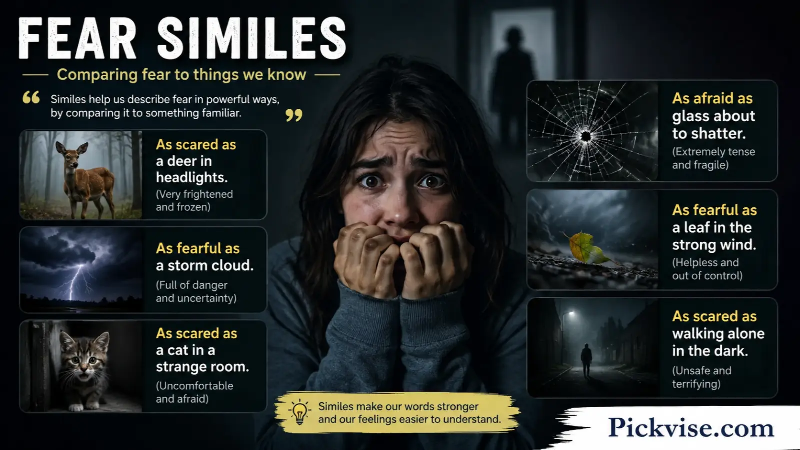 fear similes