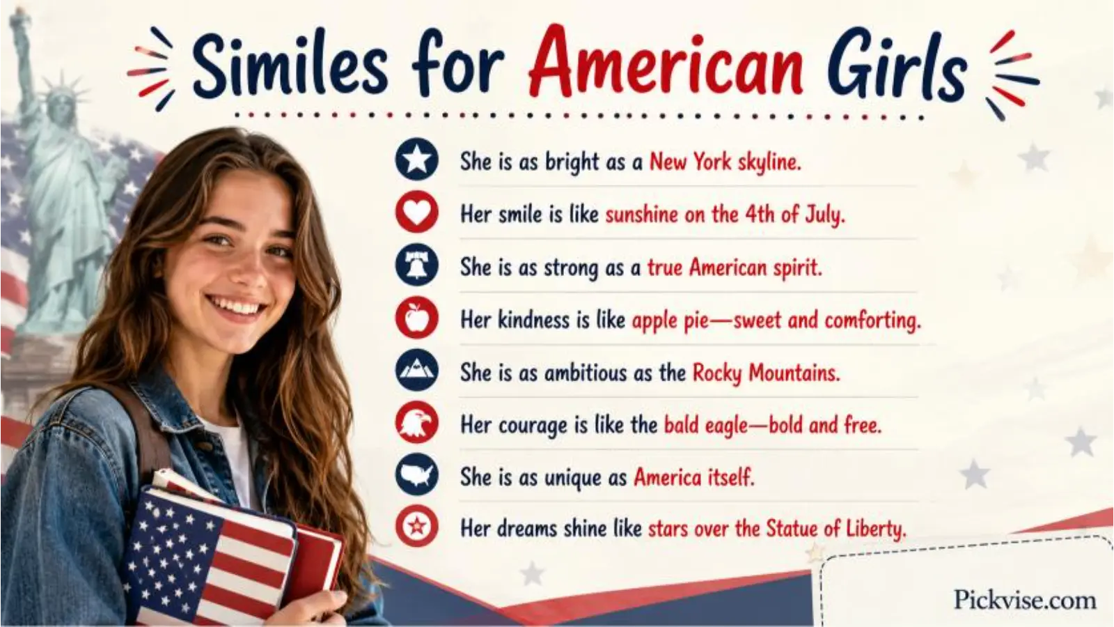Similes for American Girls