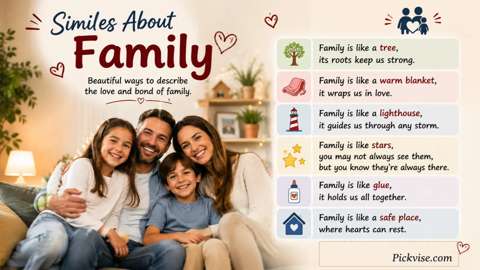 similes about family