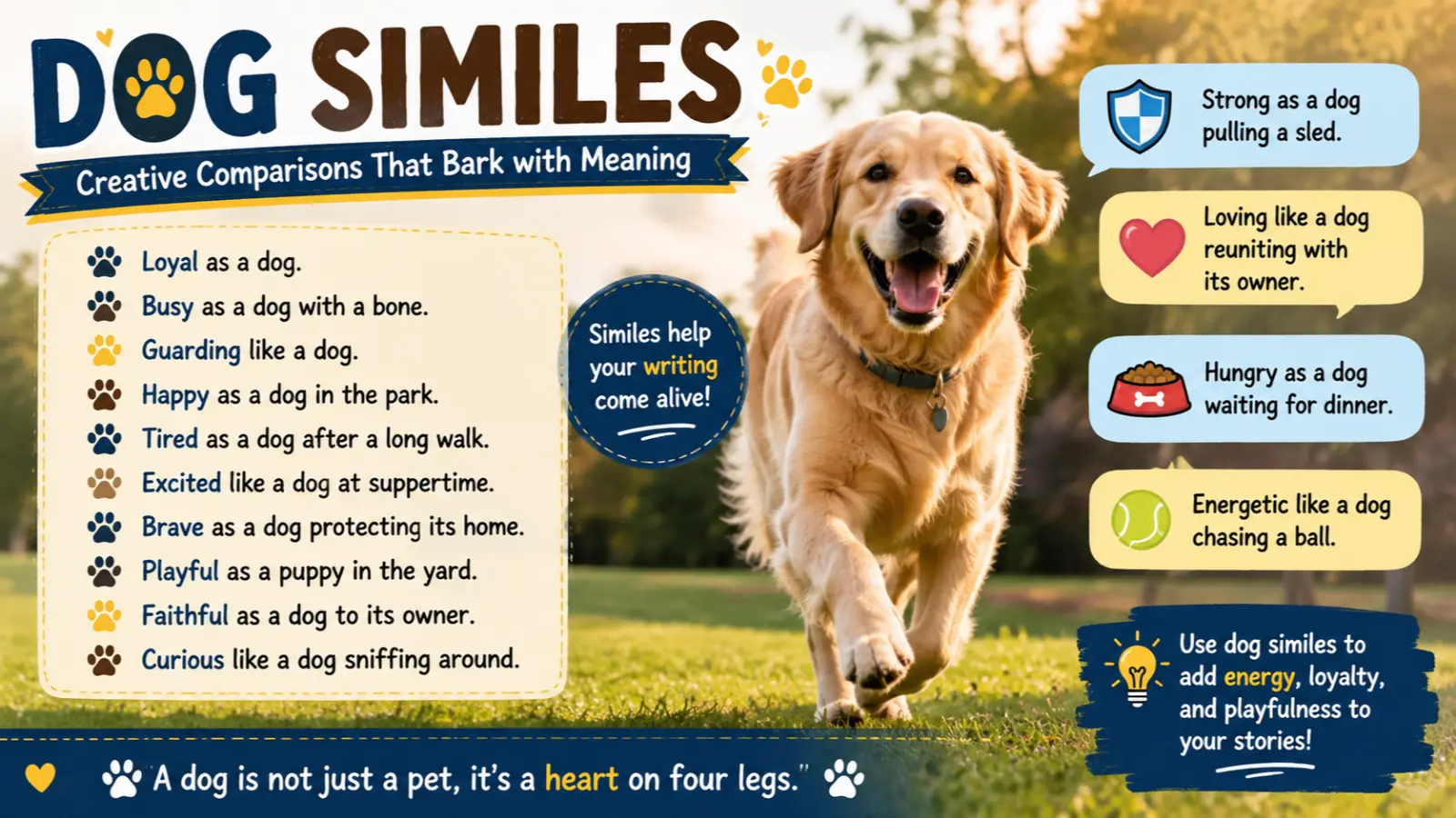 dog similes
