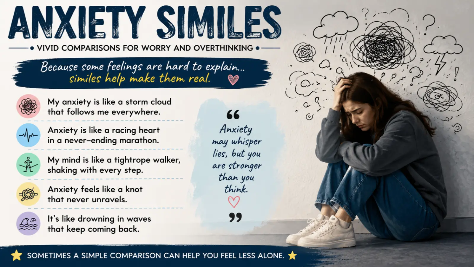 anxiety similes