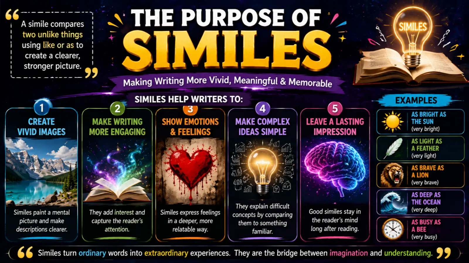 purpose of similes