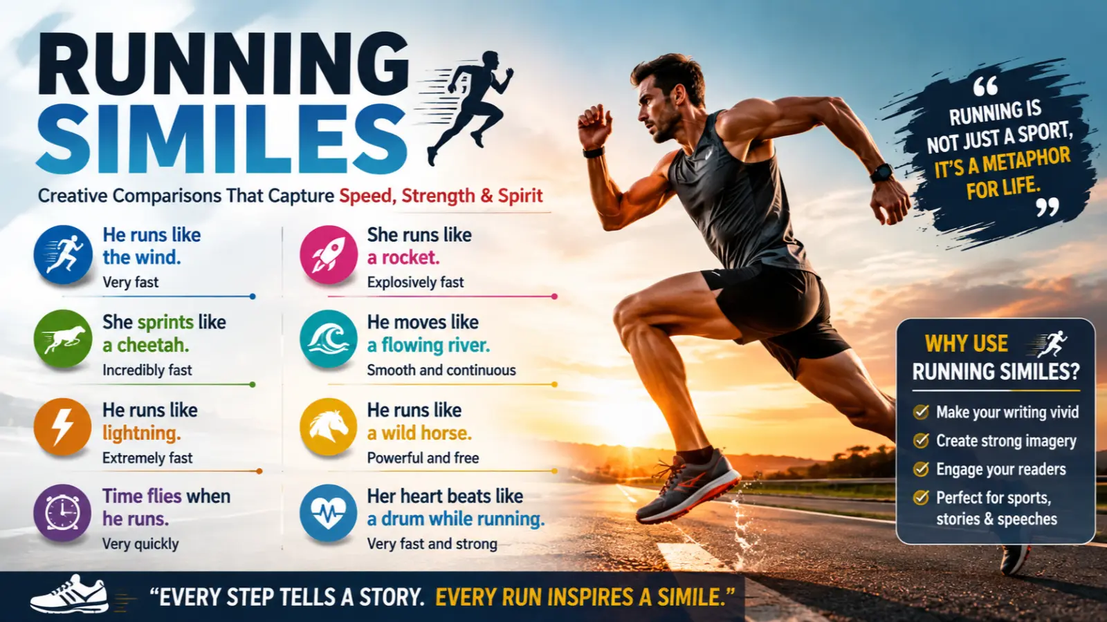 running similes