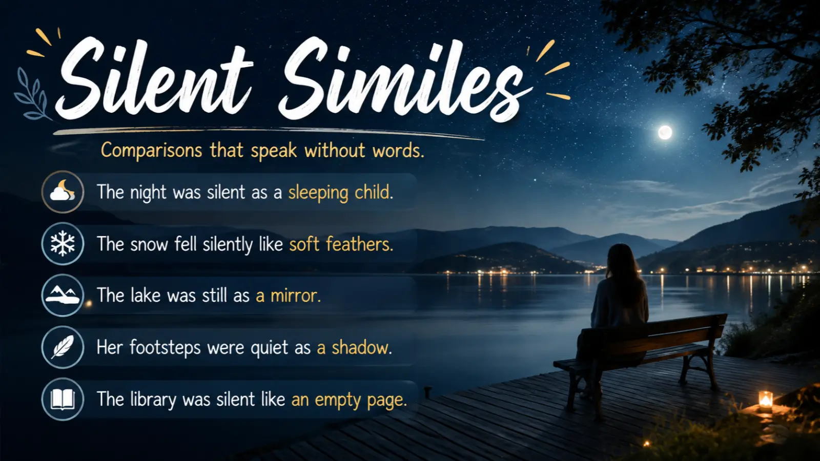 silent similes