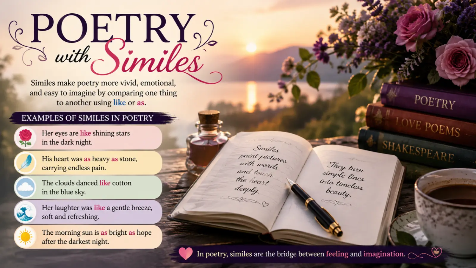 poetry with similes