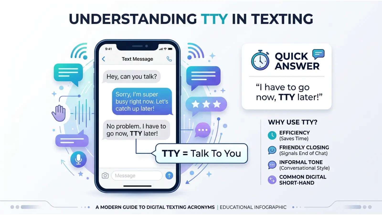TTY Meaning in Text