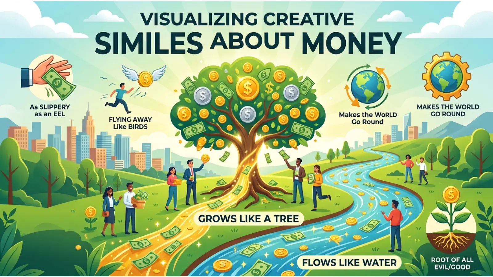 similes about money