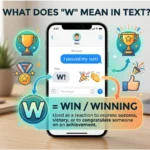 W Meaning Slang