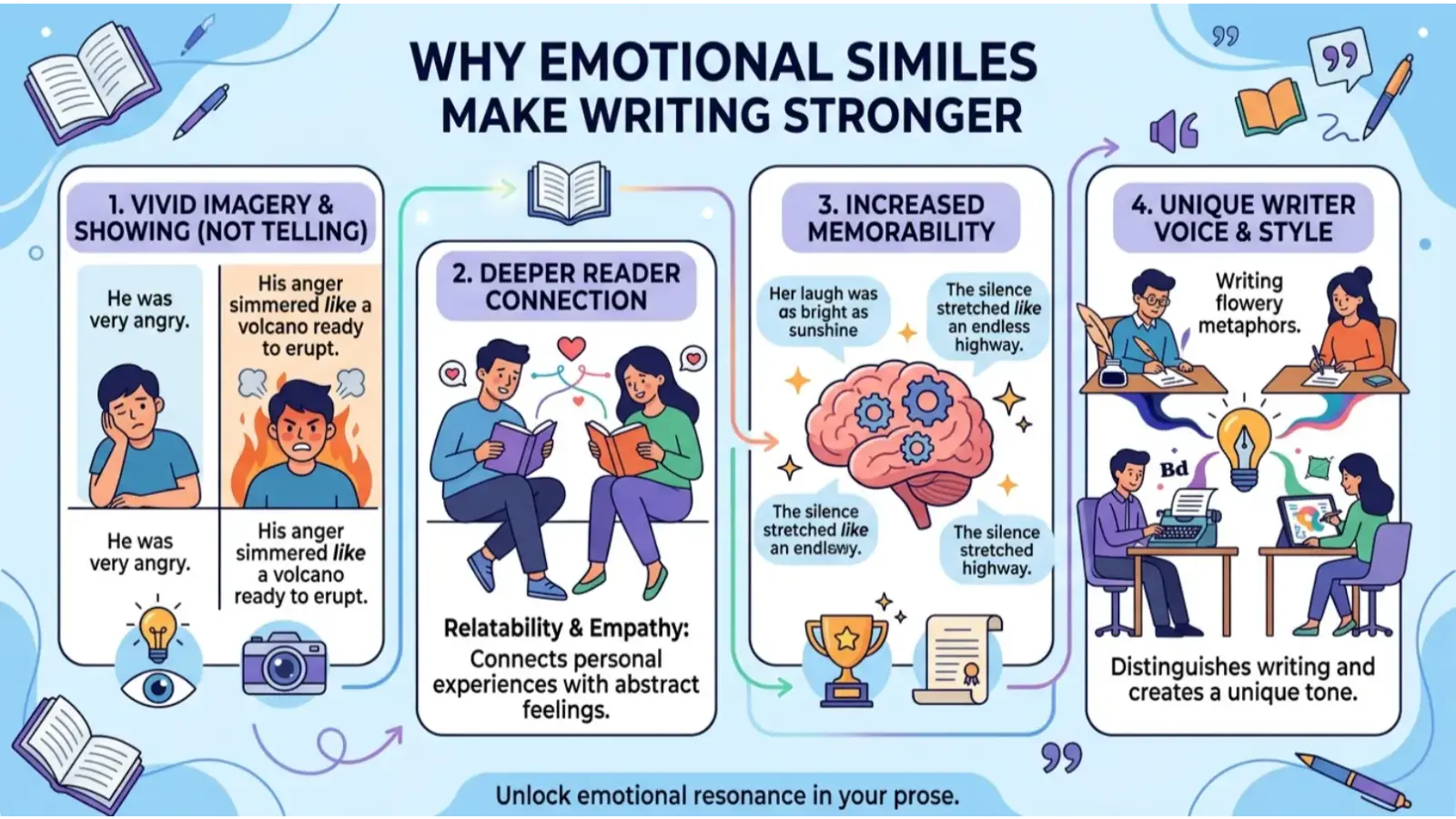 Why Emotional Similes Make Writing Stronger