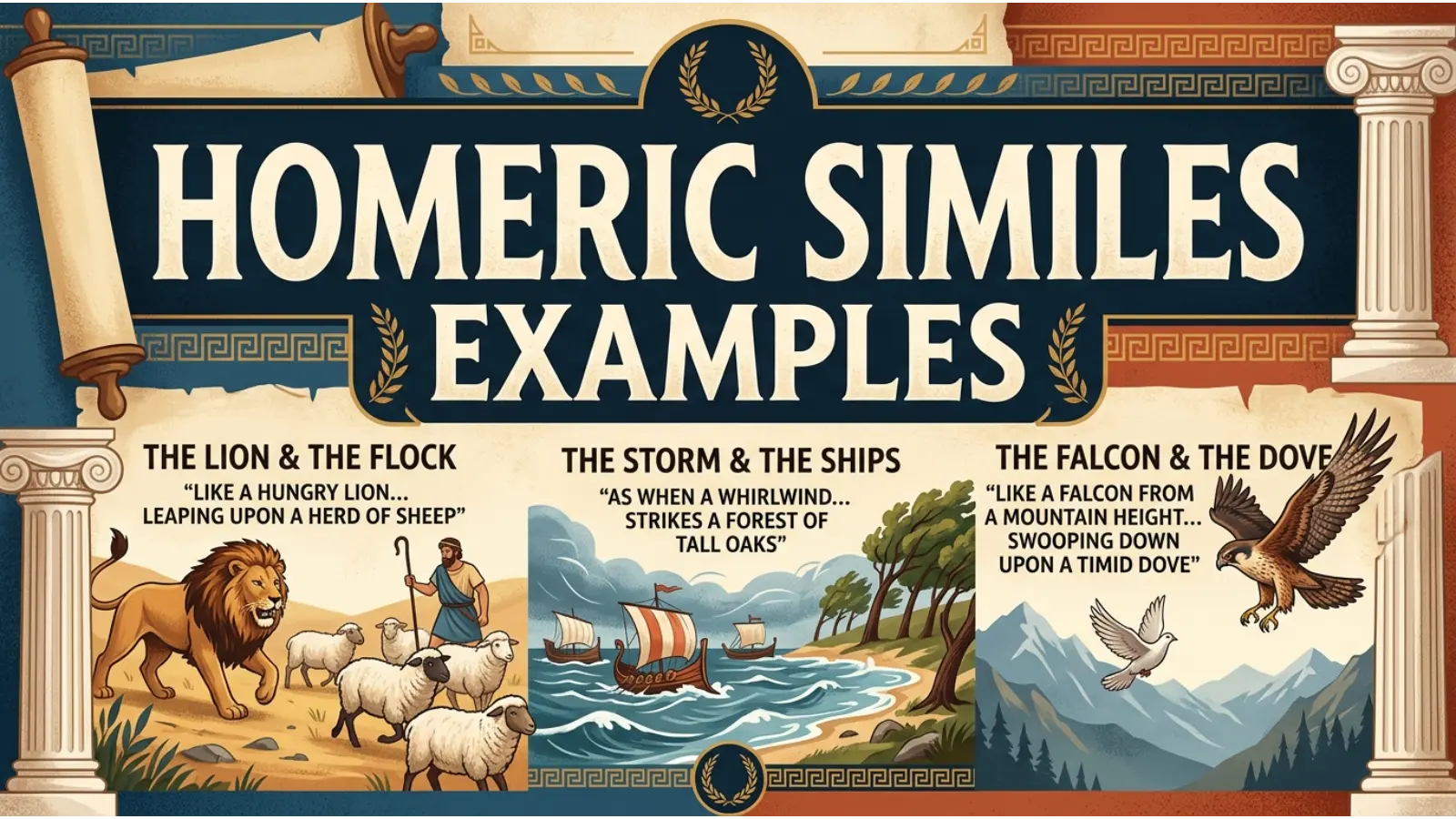 homeric similes examples