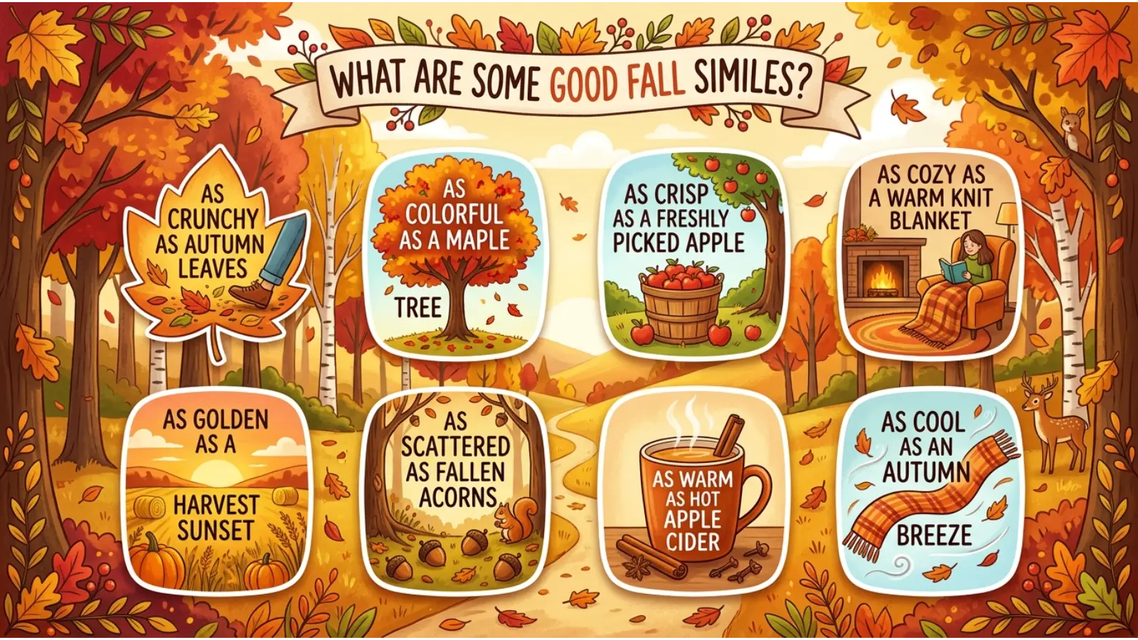  What Are Some Good Fall Similes?