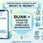 Bunk Meaning Slang