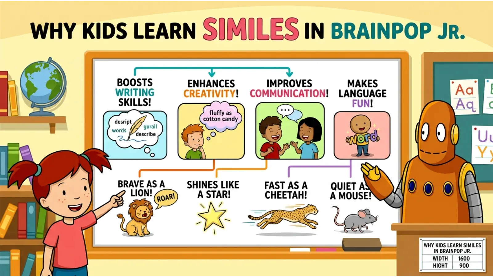 Why Kids Learn Similes in BrainPOP Jr.