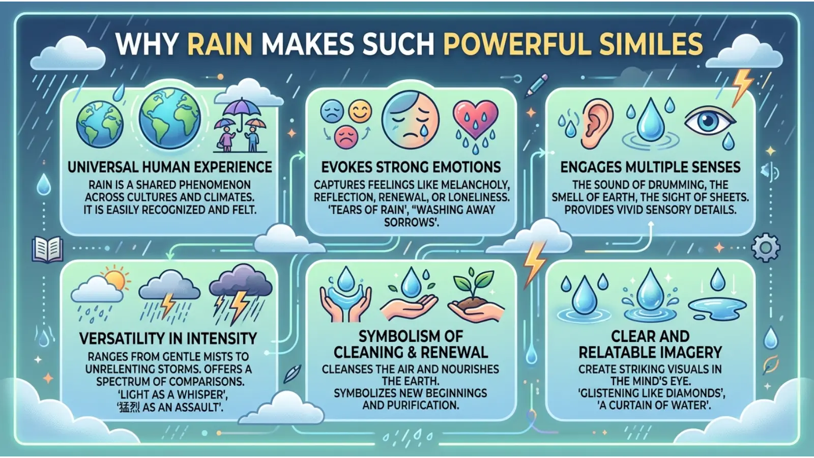 Why Rain Makes Such Powerful Similes