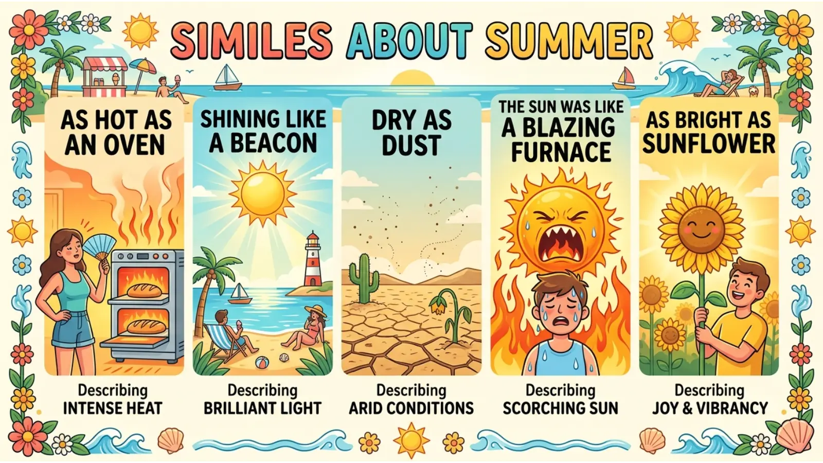 What Are Similes About Summer?