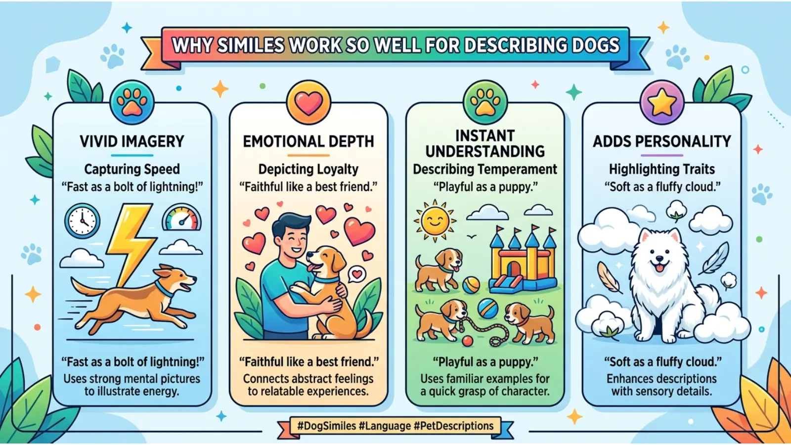 Why Similes Work So Well for Describing Dogs