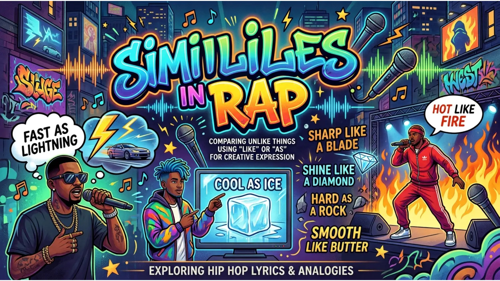 similes in rap