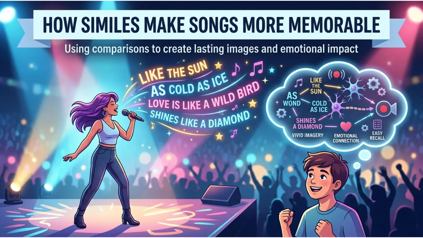 How Similes Make Songs More Memorable
