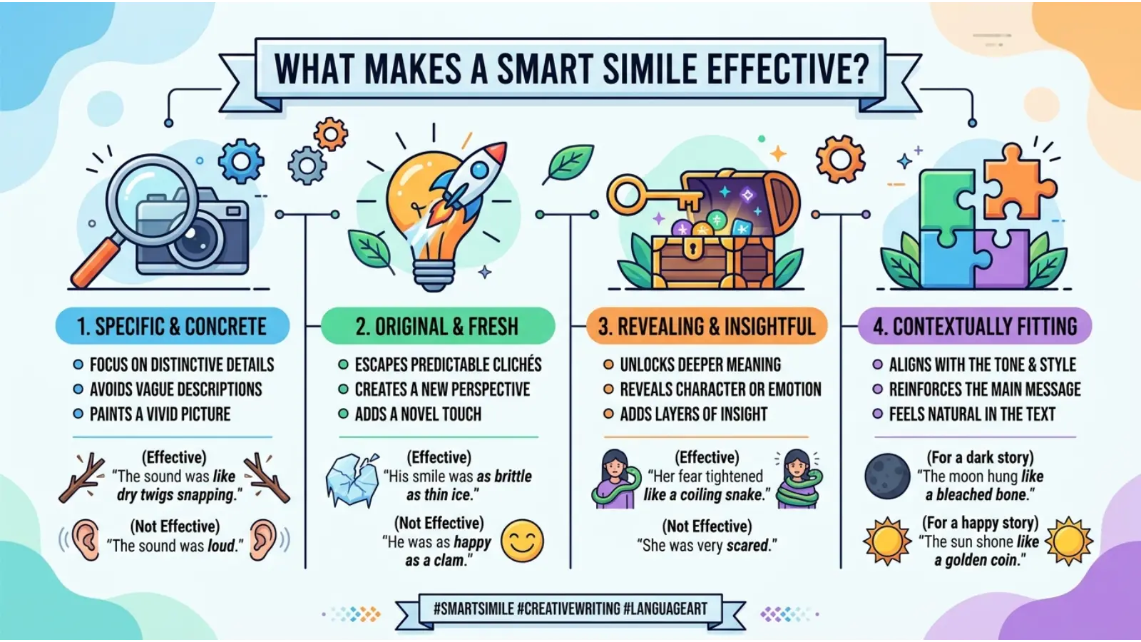 What Makes a Smart Simile Effective?