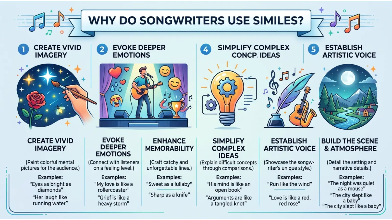 Why Do Songwriters Use Similes?