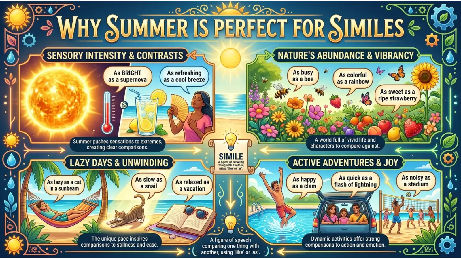 Why Summer Is Perfect for Similes