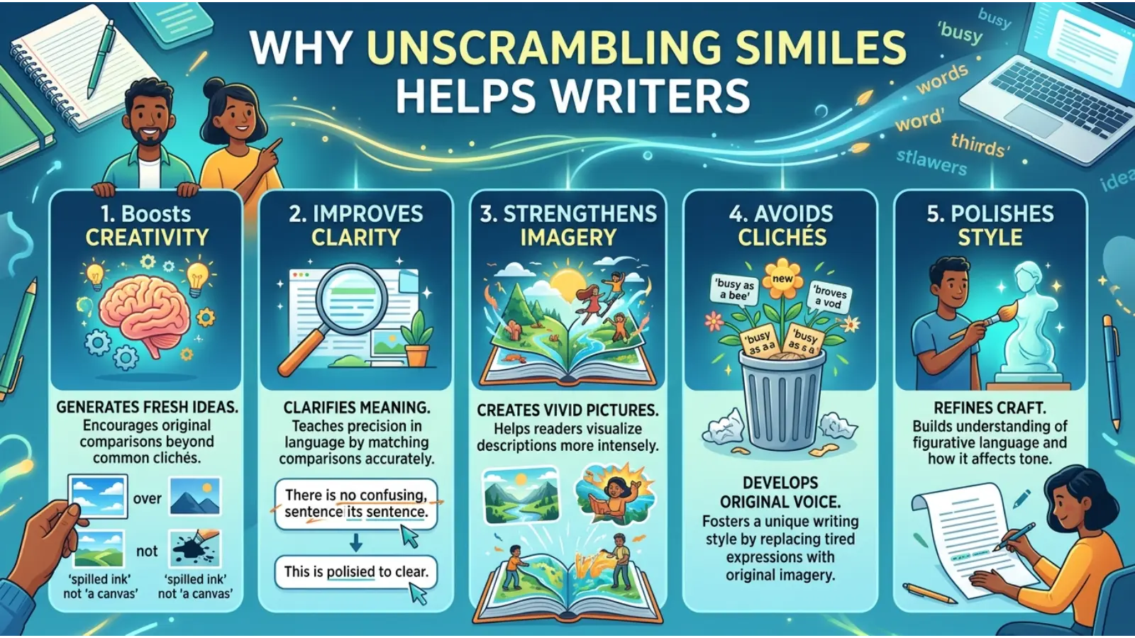 Why Unscrambling Similes Helps Writers