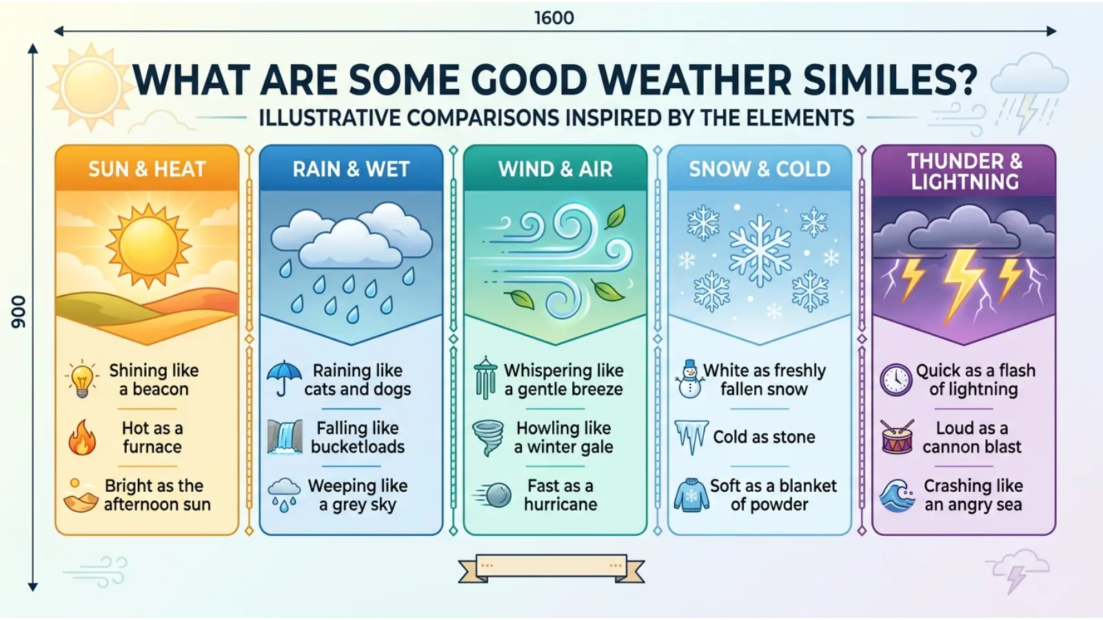What Are Some Good Weather Similes?
