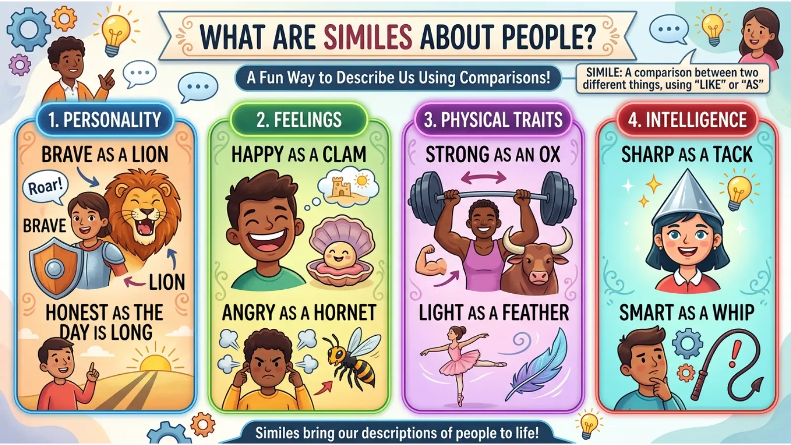 What Are Similes About People?