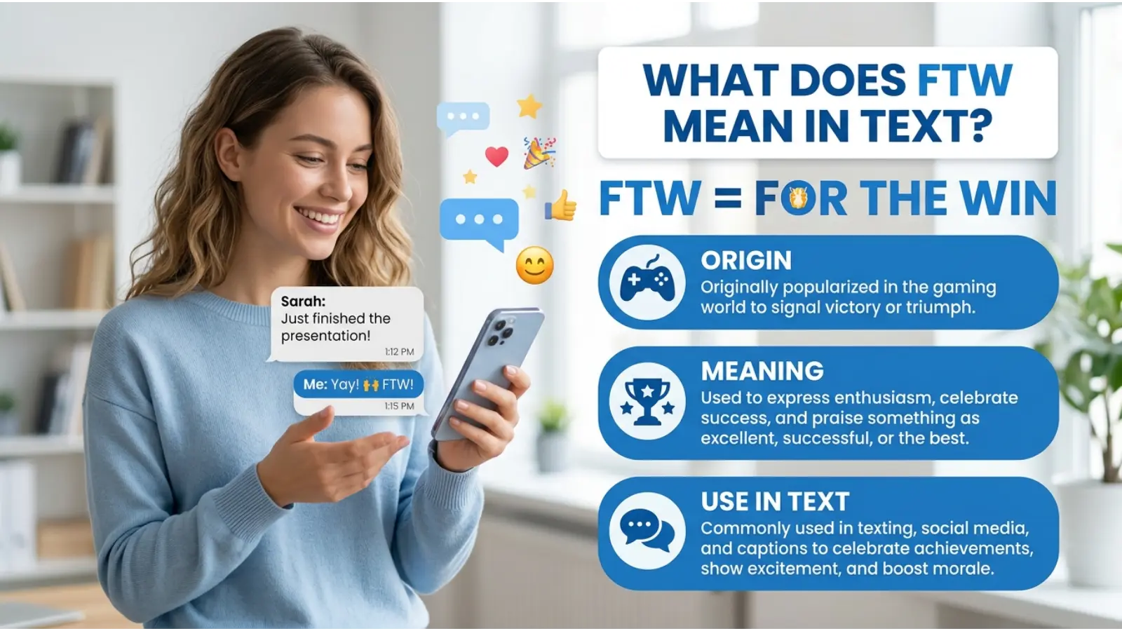 FTW Meaning in Text