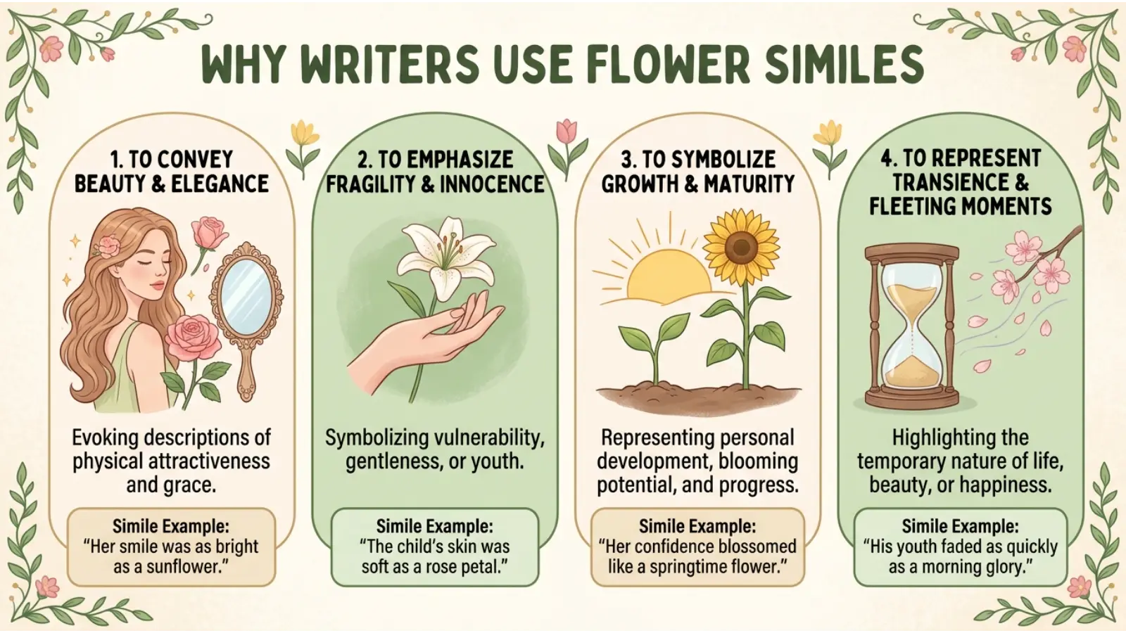 Why Writers Use Flower Similes