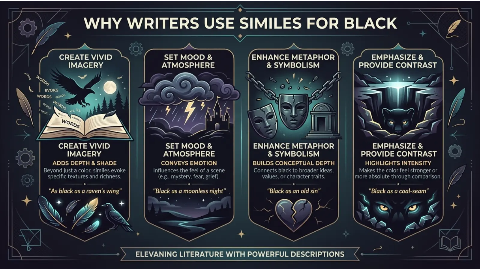 Why Writers Use Similes for Black