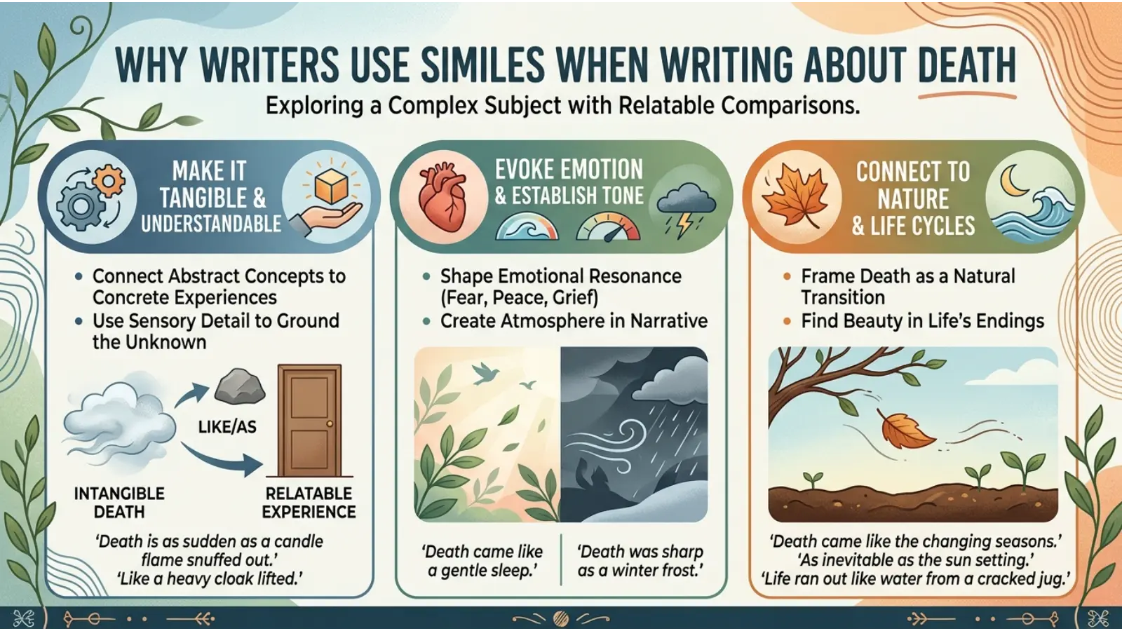 Why Writers Use Similes When Writing About Death